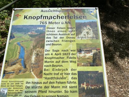 Schaubild zum Knopfmacherfelsen