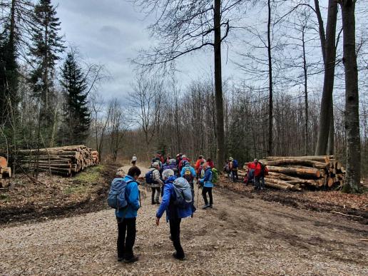 auf dem Weg zum Blauenblick